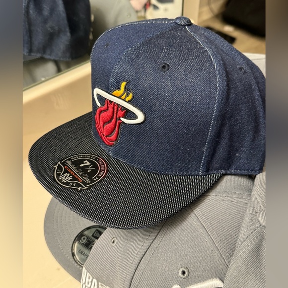 Miami Heat Denim Fitted Hat - Picture 10 of 12